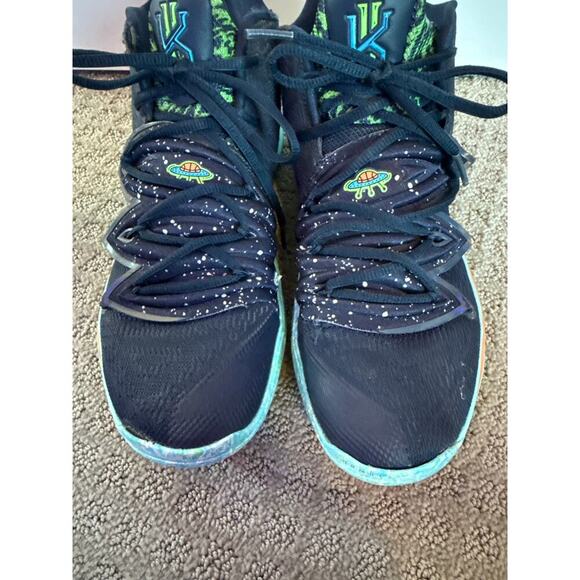 Nike Kyrie 5 UFO Obsidian/Light Current Blue Kyrie Irving Basketball Shoe,10 - Picture 5 of 13